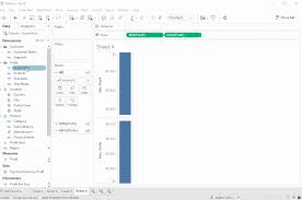 how to create a blended dual axis in tableau the data school