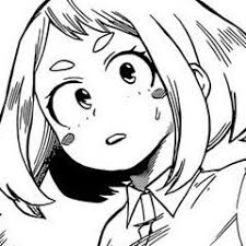 Uraraka Ochako Of Boku No Hero Academia Icon If You Use Credit To Lausky On Tw Scary Drawings Drawings Manga Drawing