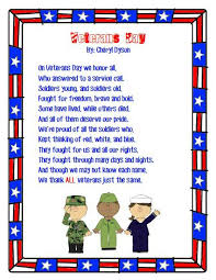 Veterans Day Part 1 Veterans Day Poem Veterans Day For Kids Veterans Day Activities