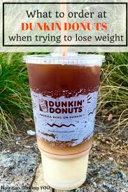 Dunkin donuts peppermint mocha iced coffee with cream medium calories nutrition ysis more fooducate. What To Order At Dunkin Donuts When Trying To Lose Weight Nutrition Starring You