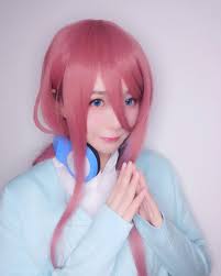 恥ずかしい表情の三玖ちゃん 五等分の花嫁 中野三玖 cosplay コスプレ gotoubunnohanayome otaku nakanomiku teammiku miku コスプレ 表情 美風藍