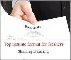 Being that a resume is meant to demonstrate your qualifications for a job, it is important that every part of your. Top 5 Resume Format For Freshers Free Download Freshers360