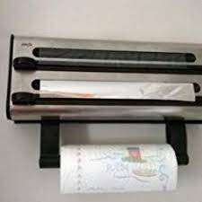 emsa 504180 devidoir essuie tout distributeur de rouleaux mural longueur 41 cm acier inoxydable contura amazon fr cuisine devidoir derouleur papier absorbant