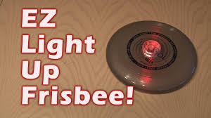 Ez Light Up Frisbee Youtube