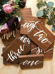 Wooden Table Numbers Custom Freestanding Wedding Table Etsy Table Numbers Wedding Rustic Rustic Table Numbers Wedding Numbers