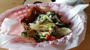 Today, people bring their dogs, party on our patios and feel the festive love every time they walk into a fuzzy's. Tempura Fish Taco Picture Of Fuzzy S Taco Shop Longview Tripadvisor
