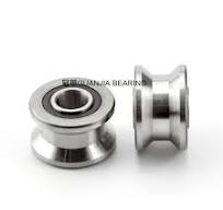 T22 U22 V / U groove Bearing Pulley Roller Steel Ball Bearings TU22  8*22.5*14.5*13.5 mm