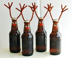 Uses For Beer Bottles Weihnachtlich Verpackt Flaschen Dekorieren Und Diy Weihnachten