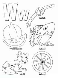 And each letter is presented. English Letters Coloring Pages For Studying The English Alphabet