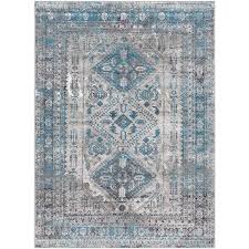 Be the first to review this product. Surya Monte Carlo Updated Traditional Area Rug 6 Ft 7 In X 9 Ft Rectangular Blue Gray Mnc2312 679 Rona