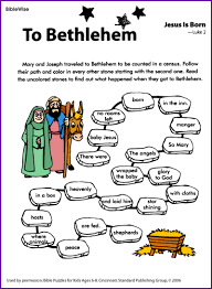 While they were in bethlehem, jesus was born. Puzzle About Joseph And Marys Trip To Bethlehem Kids Korner Christmas Sunday School Lessons Christmas Sunday School Sunday School Lessons