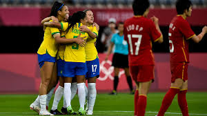 The field of 16 teams is down to eight as the group stage came to a close at the 2021 men's olympic soccer tournament in japan. Olympics Women S Football China Suffer Opening Day Loss To Brazil Cgtn