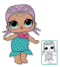 Lol surprise coloring pages printable Search Results For Merbaby Lol Surprise Doll Coloring Pages Lol Dolls Merbaby Doll Drawing
