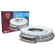 Sinds kort speelt west ham united in het olympisch stadion in londen. West Ham London Stadion 3d Puzzle