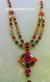 Gemstone Jewellery Indian Jewellery Designs South Jewellery Jewelry Design Indian Jewelry Gold Jewellery Design