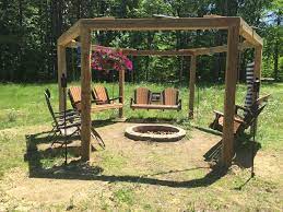 I love the fire pit plans that not only show me a fire pit but also show me a great seating area to accompany it. Porch Swing Fire Pit 12 Steps With Pictures Instructables
