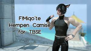 F!Miqo'te's Hempen Camise [TBSE] - The Glamour Dresser : Final Fantasy XIV  Mods and More