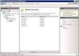 Iis 7.0) Set Index.html As Default Document