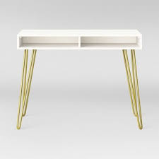 Hair Pin Desk White Room Essentials Target Hair Pin Desks Room Essentials White Desks