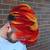 Dyed Orange Hair Men