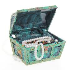 Treasure Chest Shaped Aquarium Air Action Ornament Fish Tank Aquascaping Decor N27 Drop Ship Dengan Gambar Ornamen