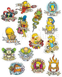 Pin By Rocio Rojas On Ts Stickers Simpsons Tattoo Simpsons Art Cartoon Character Tattoos