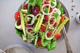Endive salad with pomegranate is a dish that you can routinely include as a starter at meals. Blood Orange Romaine Avocado And Fennel Salad With Creamy Meyer Lemon Dressing Wu Haus