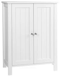 With a variety of colors and styles, you are sure to complement your bathroom decor. Bathroom Floor Storage Cabinet 2 Door Floor Cabinet White Transitional Bathroom Cabinets By Ameziel Inc