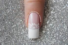 Punta francés uñas de los pies se ofrecen en forma de uñas de gel o uñas acrílicas, ambas. 5 Disenos Con Frances Blanco Deko Unas