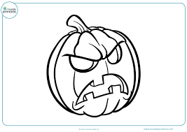 Dibujos De Halloween Para Colorear Faciles