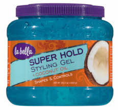 Using coconut oil for hair treatments is great for hair growth and health. La Bella Super Hold Styling Gel With Coconut Oil 40 Oz Kroger