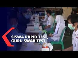 320 Siswa Sman 4 Pontianak Jalani Rapid Test Corona Youtube