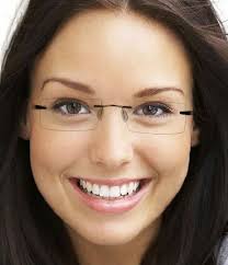 i like these glasses you summer white tommy silver and white rimless glasses メガネ女子 眼鏡っ娘 眼鏡