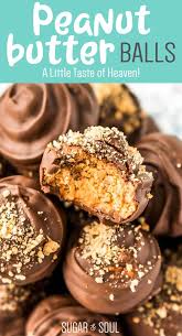 Peanut Butter Balls Are A Classic No Bake Treat Made With Graham Crackers Creamy Peanu Peanut Butter Balls Recipe Graham Cracker Dessert Peanut Butter Recipes