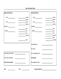This template for ms excel is readymade and easy to use. Cash Count Form Aud Fill Out And Sign Printable Pdf Template Signnow