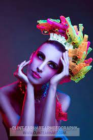 Clint Earhart Photography J Chan S Designs Facebook Headpiece Flower Headpiece Dark Beauty