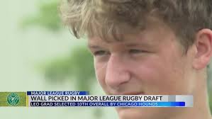 Leo grad Peyton Wall selected in first round of 2024 Major League Rugby  draft