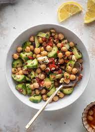 Mediterranean Chickpeas Marinated Mediterranean Chickpeas Recipe In 2021 Chickpea Mediterranean Recipes Healthy Lunches For Work