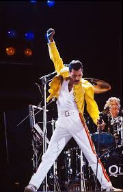 After two nights in 1977 at earls court, they were ready for their wembley arena debut. Queen Freddie And Roger At Wembley Stadium London In