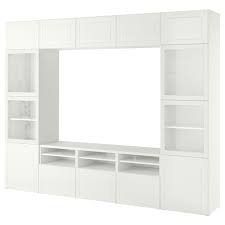 Du besitzt ein ikea besta regal mit 2 türen (hoch)? Besta Tv Komb Mit Vitrinenturen Weiss Smeviken Ostvik Klarglas Weiss Ikea Deutschland