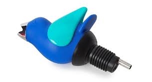 A wine dispenser is a classy solution to avoiding the dreaded hours of scrubbing bicarb into the stains on your carpet, and to enjoy quick access to your. Chirpytop Chirping Wine Pourer Blue Aqua The Seasoned Home