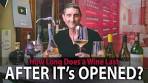 How long does wine last after it's opened? - YouTube