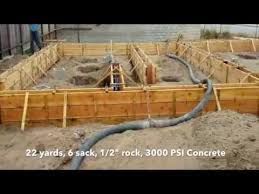 Here a house sits level with the ground, built directly on it. Concrete Stem Wall Foundation Youtube