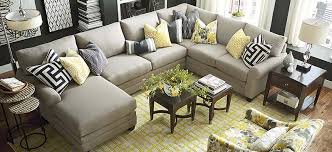 U Shaped Sectional Bassett Furniture In Pineville Nc Beige Couch Living Room Couches Living Room Family Room Design