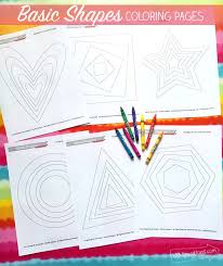 These shapes are eagerly awaiting the strokes of your colored pencils or crayons to bring them to life, don't let them down. Basic Shape Coloring Pages 100 Directions