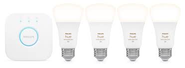 Philips Hue White And Color Ambience 4 Pack Starter Kit Apple