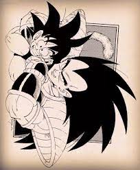 goku y raditz dragon ball dragon ball z artwork