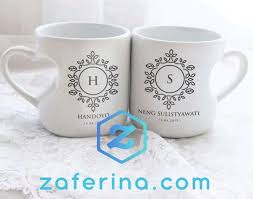 Jual souvenir pernikahan model terbaru jogja harga murah gratis kartu souvenir. Jual Mug Couple Online Zaferina Kado