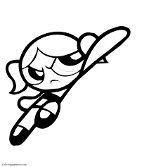 Cute cats waiting for coloring. Powerpuff Girls Cute Bubbles Coloring Pages Powerpuff Girls Coloring Pages Coloring Pages For Kids And Adults