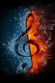 9 шагов на пути к вечной жизни скачать бесплатно Fire Ice Music Symbol Wallpaper Wall Decor Music Wallpaper Art Music Music Drawings